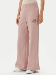 EA7 Emporio Armani Spodnie dresowe 7W000179 AF12473 U4079 Różowy Wide Leg. Czerwone spodnie dresowe damskie EA7 Emporio Armani, xs, bez wzorów, z bawełny. Za 339.99 zł.