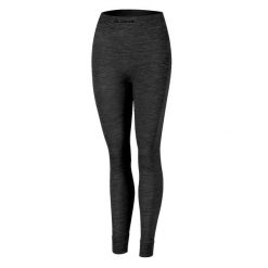 Legginsy merino dla kobiet MAURA. Czarne legginsy damskie LASTING, s, bez wzorów, z materiału. Za 486.45 zł.