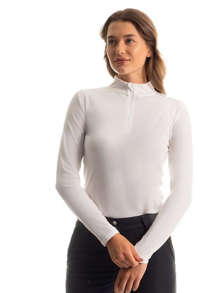 Fischer Koszulka funkcyjna w kolorze białym rozmiar: XL. Białe koszulki damskie FISCHER, xl, bez wzorów, z materiału, bez kołnierzyka, bez ramiączek. Za 100.52 zł.