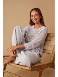 TATUUM Sweter "Arles" w kolorze jasnoszarym rozmiar: XL. Różowe swetry klasyczne damskie TATUUM, xl, ze splotem, bez kołnierzyka. Za 179.95 zł.