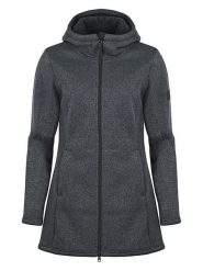 Elkline Płaszcz softshellowy "Morning dew" w kolorze czarnym rozmiar: 48. Czarne płaszcze damskie elkline, m, bez wzorów, z polaru, bez kaptura. Za 320.63 zł.
