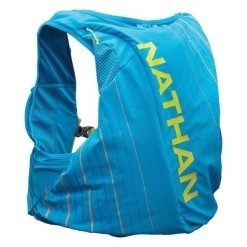Kamizelka hydracyjna Nathan Pinnacle 12. Niebieskie kamizelki damskie Nathan, xl, bez wzorów, bez kaptura. Za 938.50 zł.