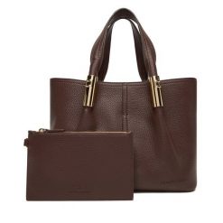 Torebka Elisabetta Franchi. Brązowe torebki klasyczne damskie Elisabetta Franchi, bez dodatków. Za 1,739.00 zł.