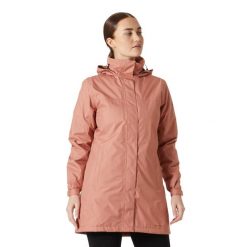 Damska długa ocieplana kurtka wodoodporna Helly Hansen Aden. Brązowe kurtki damskie Helly Hansen, bez wzorów, bez kaptura. W wyprzedaży za 531.45 zł.