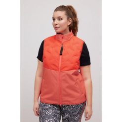 Damskie Kamizelka Softshell polarowy środek dwukierunkowy suwak. Brązowe kamizelki damskie Ulla Popken, plus size, bez wzorów, z elastanu, bez kaptura. Za 432.99 zł.
