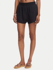 Billabong Szorty materiałowe In The Waves ABJNS00307 Czarny Regular Fit. Czarne szorty damskie Billabong, bez wzorów, z bawełny. Za 199.99 zł.