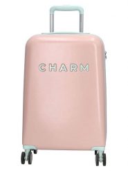 Charm Walizka w kolorze jasnoróżowym - 36 x 55 x 20,5 cm rozmiar: onesize. Różowe walizki Charm, bez wzorów, z materiału. Za 217.99 zł.