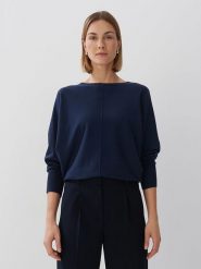 Someday Sweter w kolorze granatowym rozmiar: 36. Niebieskie swetry klasyczne damskie someday., bez kołnierzyka. Za 187.96 zł.