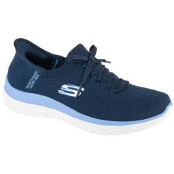 Buty sportowe Sneakersy damskie, Slip-Ins: Summits - New Daily. Niebieskie obuwie sportowe casual damskie Skechers, trekkingowe. Za 369.99 zł.