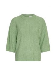 MOSS COPENHAGEN Sweter w kolorze zielonym rozmiar: M/L. Zielone swetry klasyczne damskie Moss Copenhagen, l, z poliamidu, bez kołnierzyka. Za 175.67 zł.