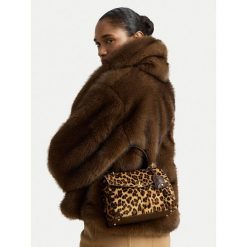 Torebka LAUREN RALPH LAUREN. Brązowe torebki klasyczne damskie Lauren Ralph Lauren, bez dodatków. Za 1,899.00 zł.