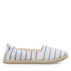 Espadryle Jenny Fairy. Niebieskie espadryle damskie Jenny Fairy, bez wzorów, bez obcasa. Za 59.99 zł.
