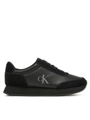 Calvin Klein Jeans Sneakersy Runner Laceup Low Mix Mg YW0YW01798 Czarny. Czarne obuwie sportowe damskie Calvin Klein Jeans, z jeansu, bez zapięcia. Za 329.99 zł.