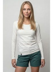 Alife and kickin Koszulka "Evelyn" w kolorze białym rozmiar: M. Białe bluzki damskie Alife and Kickin, m, bez wzorów, bez kołnierzyka, bez ramiączek. Za 60.99 zł.