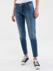 BIG STAR Dżinsy "Maggie" - Slim fit - w kolorze niebieskim rozmiar: W28/L30. Niebieskie jeansy damskie Big Star, z podwyższonym stanem. Za 247.45 zł.