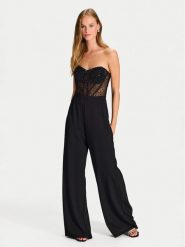 Hey Kyla Kombinezon 3AI010HK Czarny Regular Fit. Czarne sukienki damskie Hey Kyla, bez wzorów, z syntetyku, bez ramiączek. Za 1,149.00 zł.