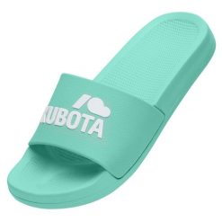 Kubota Klapki Basenowe Basic. Zielone klapki damskie Kubota, bez wzorów, bez obcasa, bez zapięcia. Za 99.99 zł.