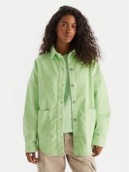 Roxy Koszula Kick Back Washed Cord ERJWT03697 Zielony Regular Fit. Zielone koszule damskie Roxy, xs, bez wzorów, z bawełny, bez kołnierzyka, bez ramiączek. Za 299.99 zł.