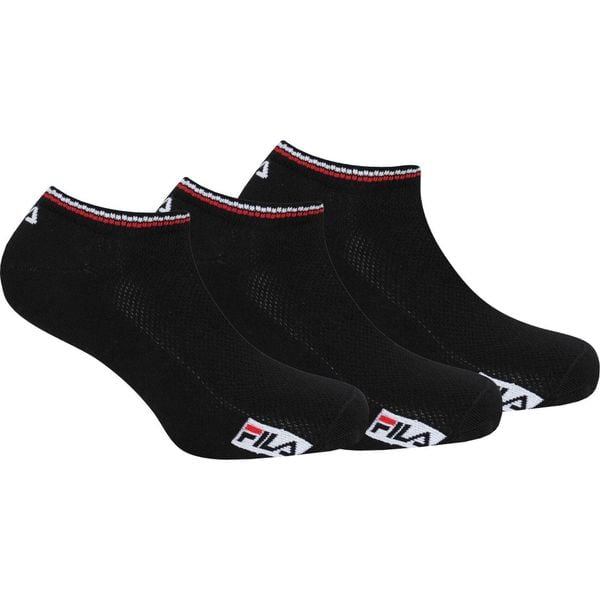 Fila Skarpety No-Show Bambus 3-pack Czarny 35-38. Czarne skarpetki damskie Fila, bez wzorów. Za 136.99 zł.