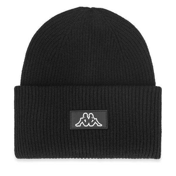 Czapka Kappa. Czarne czapki damskie Kappa, na zimę, bez wzorów. Za 59.99 zł.