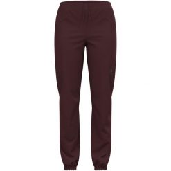 Spodnie techniczne damskie ODLO Brensholmen Pants regular length. Czerwone spodnie sportowe damskie ODLO, m, bez wzorów, z elastanu, do biegania. Za 350.90 zł.