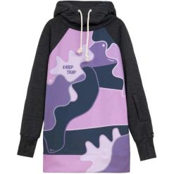 Kurtka Deep Trip Damska Outdoorowa Fibi. Czarne kurtki sportowe damskie DEEP TRIP, bez wzorów, z softshellu, z kapturem. Za 499.00 zł.