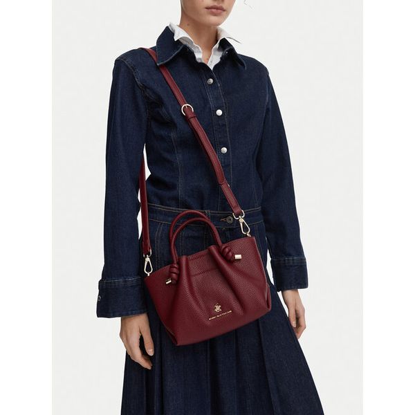 Torebka Beverly Hills Polo Club. Czerwone torebki klasyczne damskie Beverly Hills Polo Club, bez dodatków. Za 249.99 zł.