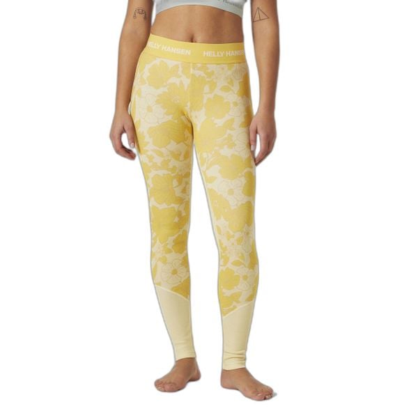 Damskie legginsy z merynosów Helly Hansen Lifa Gra. Żółte legginsy damskie Helly Hansen, bez wzorów. Za 372.00 zł.