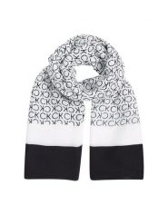 Calvin Klein Chusta K60K612706 Czarny. Czarne chusty damskie Calvin Klein, bez wzorów, z materiału. Za 169.99 zł.