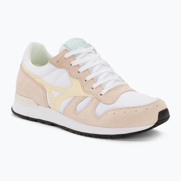 Buty Mizuno damskie ML87. Białe obuwie trekkingowe damskie Mizuno, z gumy, bez zapięcia. Za 209.99 zł.