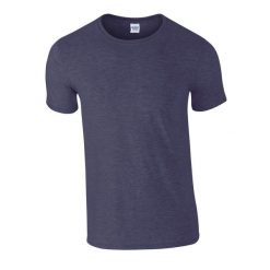 Koszulka Softstyle Dla Dorosłych Unisex. Niebieskie bluzki damskie GILDAN, xl, bez wzorów, sportowe, bez kołnierzyka, bez ramiączek. Za 33.99 zł.