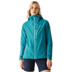 Damska Kurtka Wodoodporna Birchdale II. Niebieskie kurtki damskie Regatta, m, bez wzorów, z materiału, z kapturem. Za 297.99 zł.