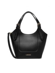 Lasocki Torebka CEO-LSK-M-003-09 Czarny. Czarne torebki klasyczne damskie Lasocki, z materiału, bez dodatków. Za 159.99 zł.