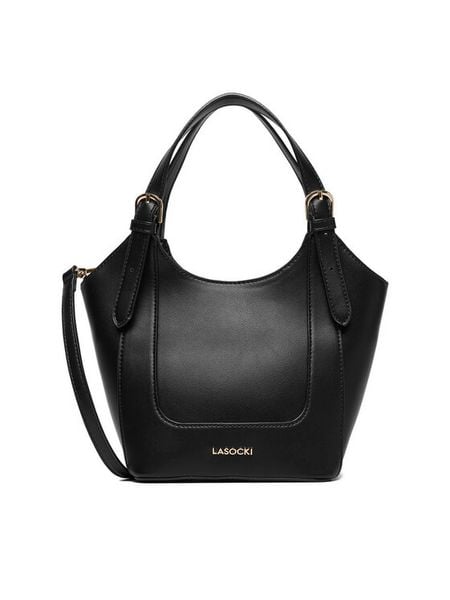 Lasocki Torebka CEO-LSK-M-003-09 Czarny. Czarne torebki klasyczne damskie Lasocki, z materiału, bez dodatków. Za 159.99 zł.