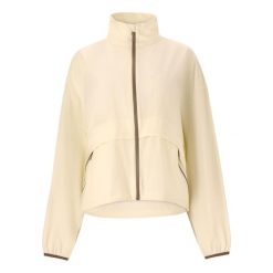 Damska kurtka wodoodporna Athlecia Narros. Białe kurtki damskie Athlecia, bez wzorów, bez kaptura. Za 211.50 zł.