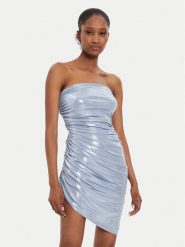NORMA KAMALI Sukienka koktajlowa ST2243LMB34813 Niebieski Slim Fit. Niebieskie sukienki damskie Norma Kamali, bez wzorów, z syntetyku, wizytowe, bez ramiączek. Za 1,009.00 zł.