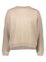 ONLY Sweter w kolorze beżowym rozmiar: L. Brązowe swetry klasyczne damskie Only, l, z materiału, bez kołnierzyka. Za 104.99 zł.