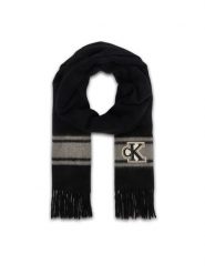 Calvin Klein Szalik LV04F8101G Czarny. Czarne szaliki damskie Calvin Klein, bez wzorów, z wełny. Za 329.99 zł.