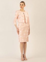 APART Bolerko w kolorze jasnoróżowym rozmiar: 36. Różowe swetry klasyczne damskie Apart, bez kołnierzyka. Za 239.99 zł.