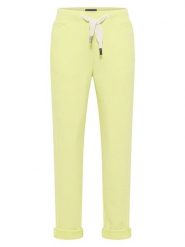 ELBSAND Spodnie dresowe "Brinja" w kolorze zielonym rozmiar: M. Zielone spodnie dresowe damskie ELBSAND, m, bez wzorów, z dresówki. Za 148.61 zł.