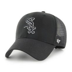 Czapka z daszkiem do baseballu '47 Mlb Chicago White Sox czarna. Czarne czapki z daszkiem damskie 47 Brand, bez wzorów, z bawełny. Za 147.00 zł.