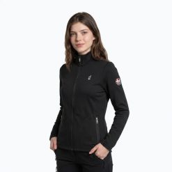 Bluza polarowa damska Aulp Debby. Czarne bluzy damskie Aulp, l, bez wzorów, z elastanu, bez kaptura. Za 139.99 zł.
