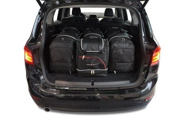 Torby Do Bagażnika Bmw 2 Gran Tourer 2015-2021 4Szt Kjust. Czarne torby podróżne KJUST, bez wzorów, z kauczuku. Za 1,250.00 zł.