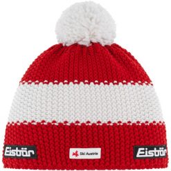 Czapka zimowa Eisbar Star Pompon MÜ SKA. Czerwone czapki damskie Eisbär, na zimę, bez wzorów. Za 229.99 zł.