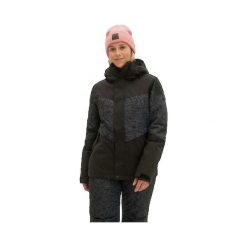 Kurtka narciarska O'Neill wodoodporna i oddychająca 10K/10K. Czarne kurtki damskie O'Neill, na zimę, xl, bez wzorów, z materiału, bez kaptura. Za 425.70 zł.