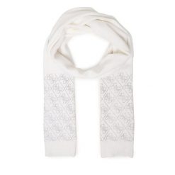 Szalik Guess. Białe szaliki damskie Guess, z aplikacjami. Za 299.99 zł.