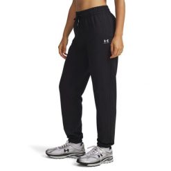 Under Armour SPORT TERRY JOGGER Spodnie dresowe damskie. Czarne spodnie sportowe damskie Under Armour, l, bez wzorów, z dresówki, na fitness i siłownię. W wyprzedaży za 174.99 zł.