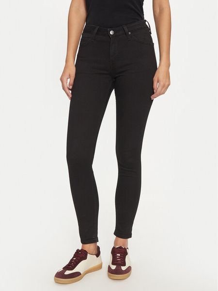 Lee Jeansy Scarlett 112114135 Czarny Slim Fit. Czarne jeansy damskie Lee. Za 269.99 zł.