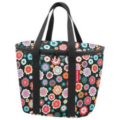 Torba termiczna do koszyków na kierownicę KLICKfix, happy flowers. Shopper bag KLICKFIX, bez wzorów, bez dodatków. Za 281.50 zł.