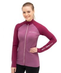 Bluza dresowa termoaktywna rozpinana damska Brubeck Athletic. Czarne bluzy damskie Brubeck, m, bez wzorów, z dresówki, bez kaptura. Za 239.99 zł.